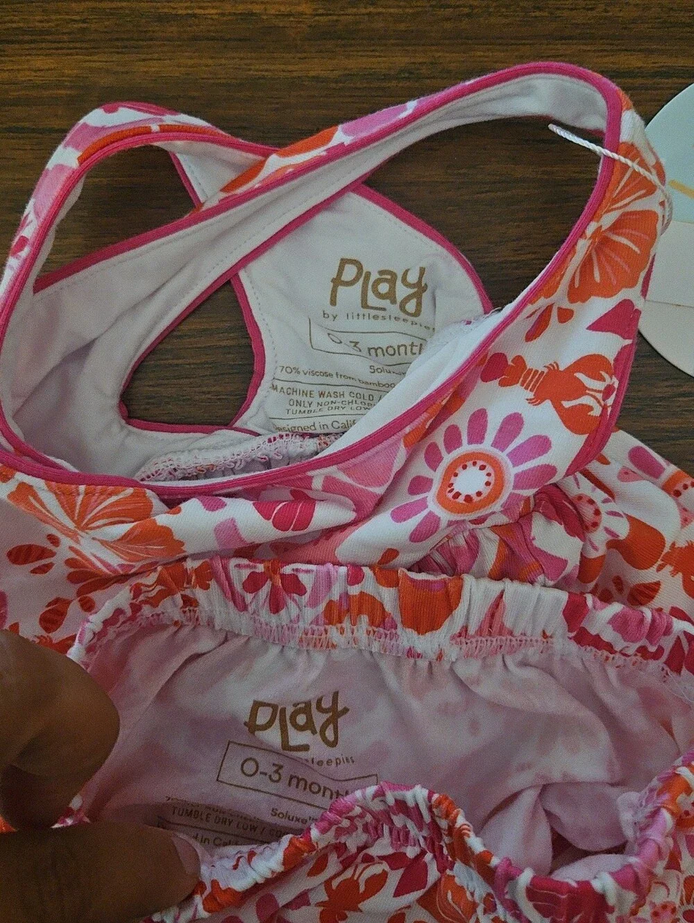Little Sleepies Coastal Gems 0/3m Dress NEW